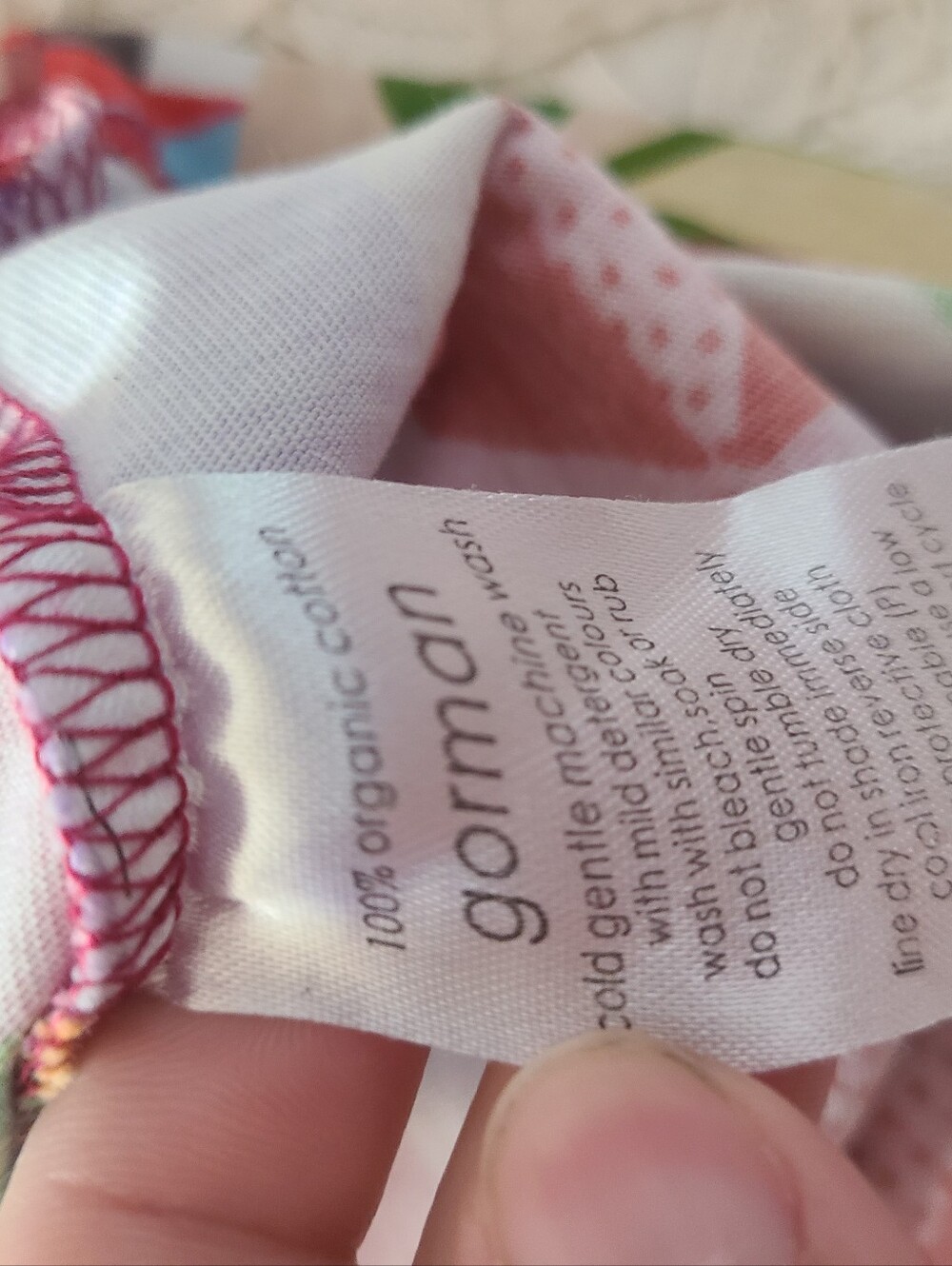 Gorman Heirloom Quilted Print Oversized Tee Rare Find! - Picture 6 of 6